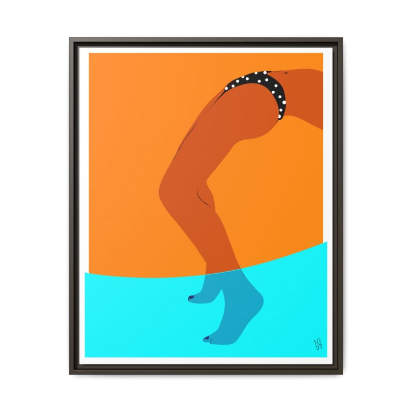Pool Bridge Canvas, Framed - Image 65