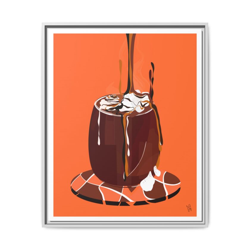 Hot Chocolate Canvas, Framed - Image 69