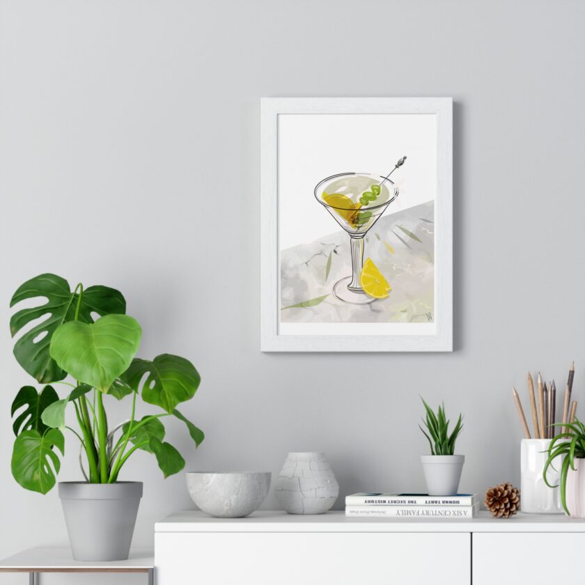 Dirty Martini Poster, Framed - Image 17