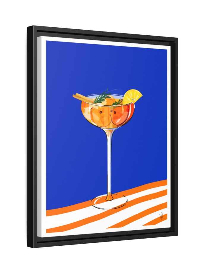 Apple Cider Canvas, Framed