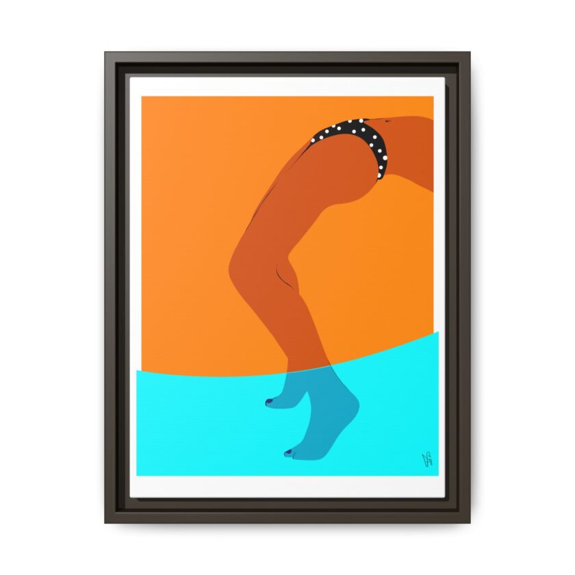 Pool Bridge Canvas, Framed - Image 29