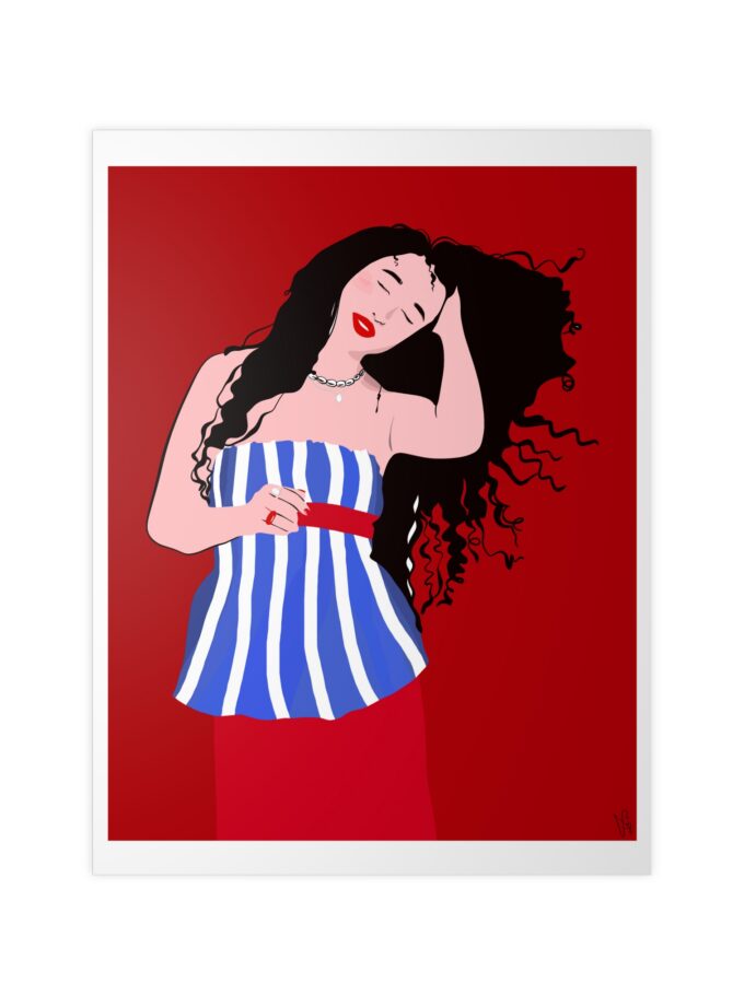 Salty Hair Poster