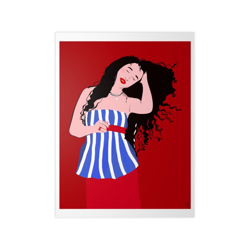 Salty Hair Poster