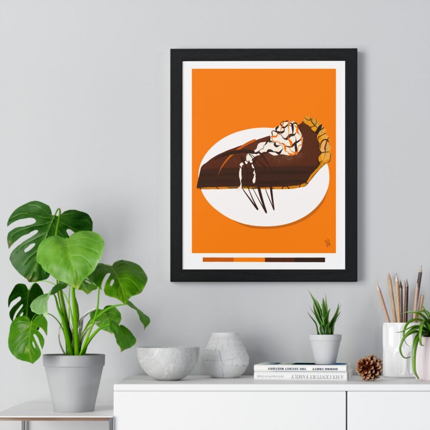 Chocolate Pie Poster, Framed - Image 2