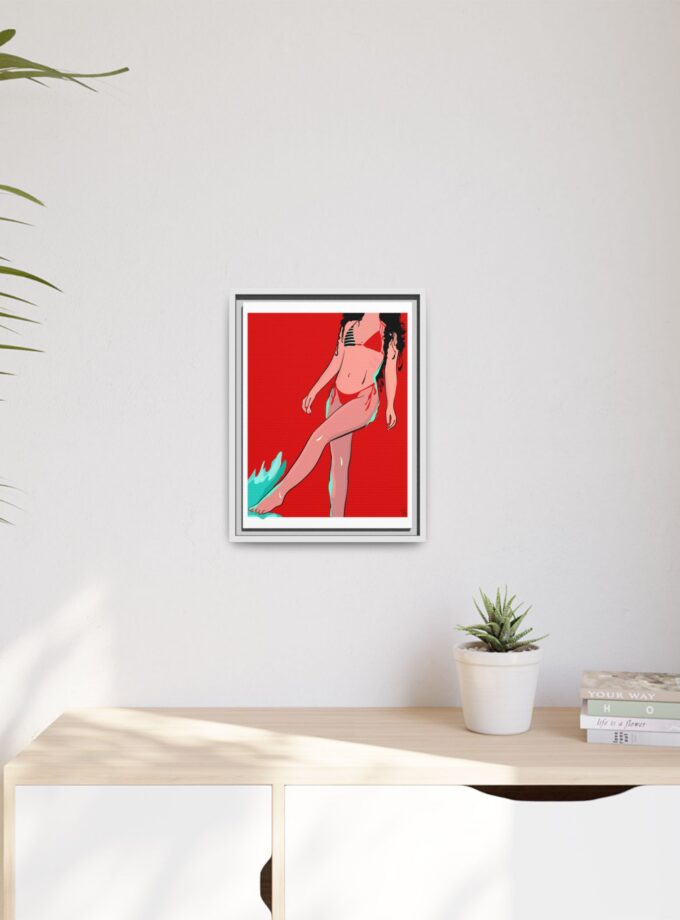 Budva Canvas, Framed