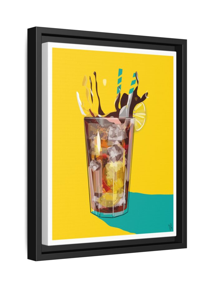 Splash Canvas, Framed