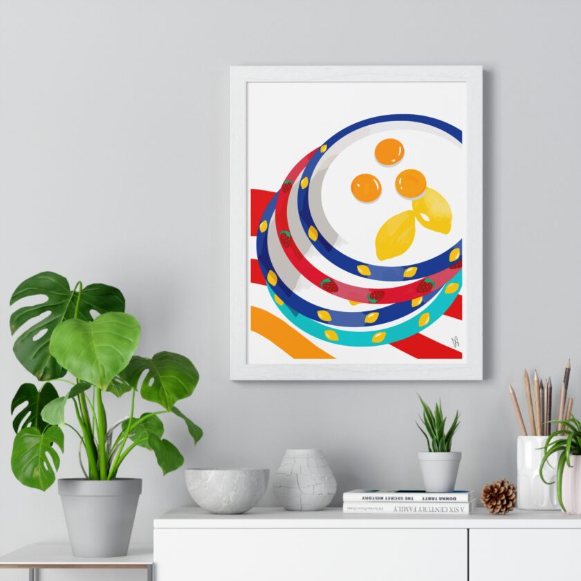 Three Yolks Poster, Framed - Image 5