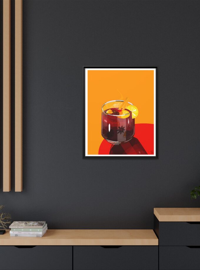 Mulled Wine Canvas, Framed