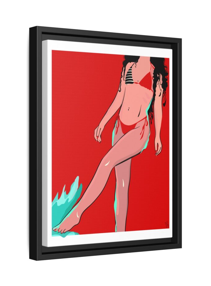 Budva Canvas, Framed