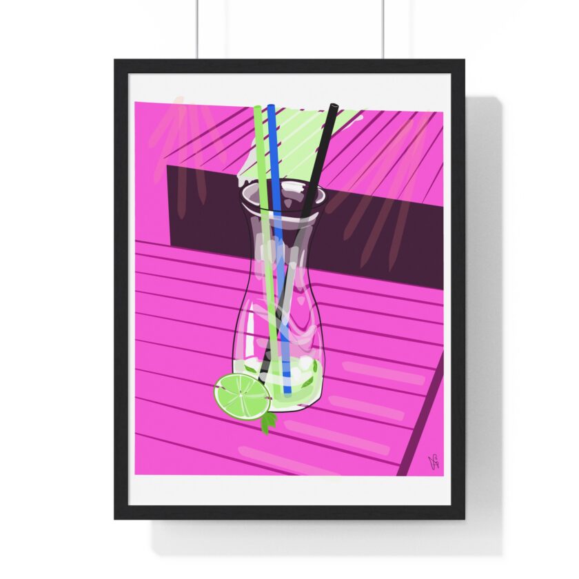 Mojito In Starigrad Poster, Framed - Image 7