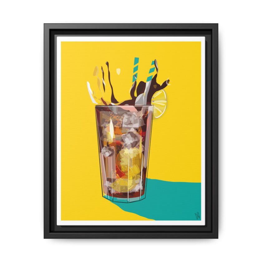 Splash Canvas, Framed