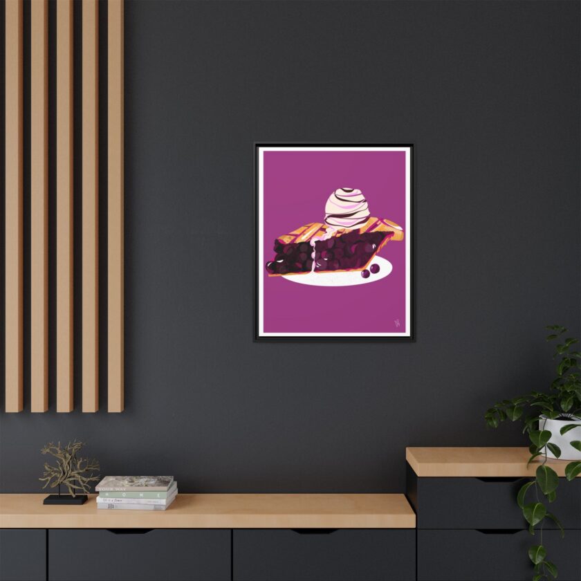 Blueberry Pie Canvas, Framed - Image 64