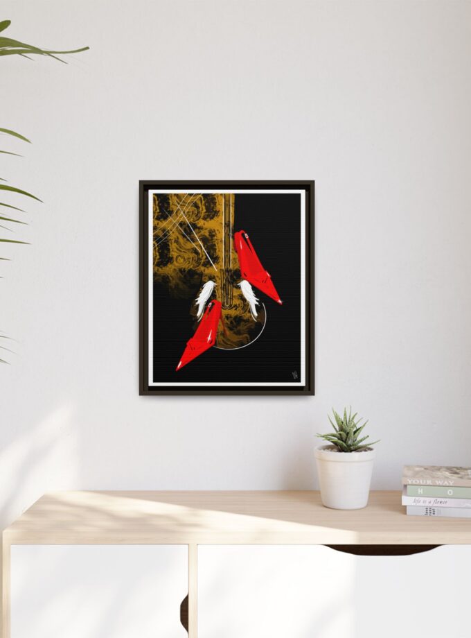 Birds Of A Feather Canvas, Framed