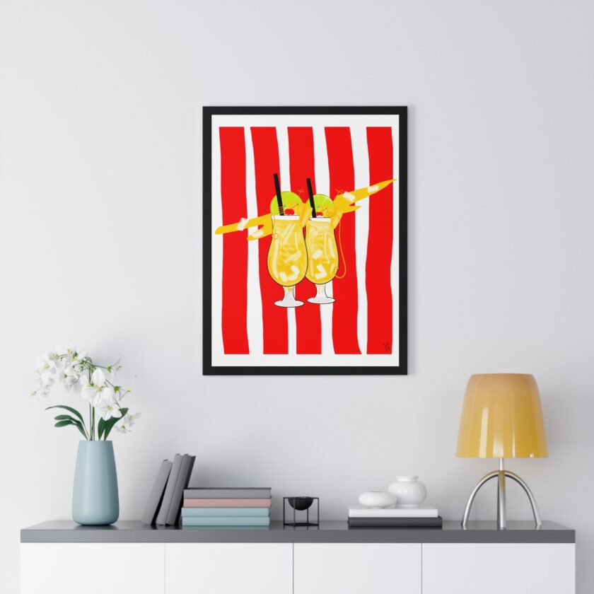 Pina Colada Poster, Framed - Image 8