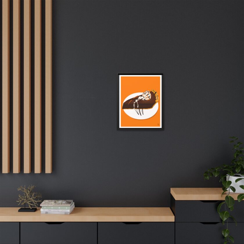 Chocolate Pie Canvas, Framed - Image 12