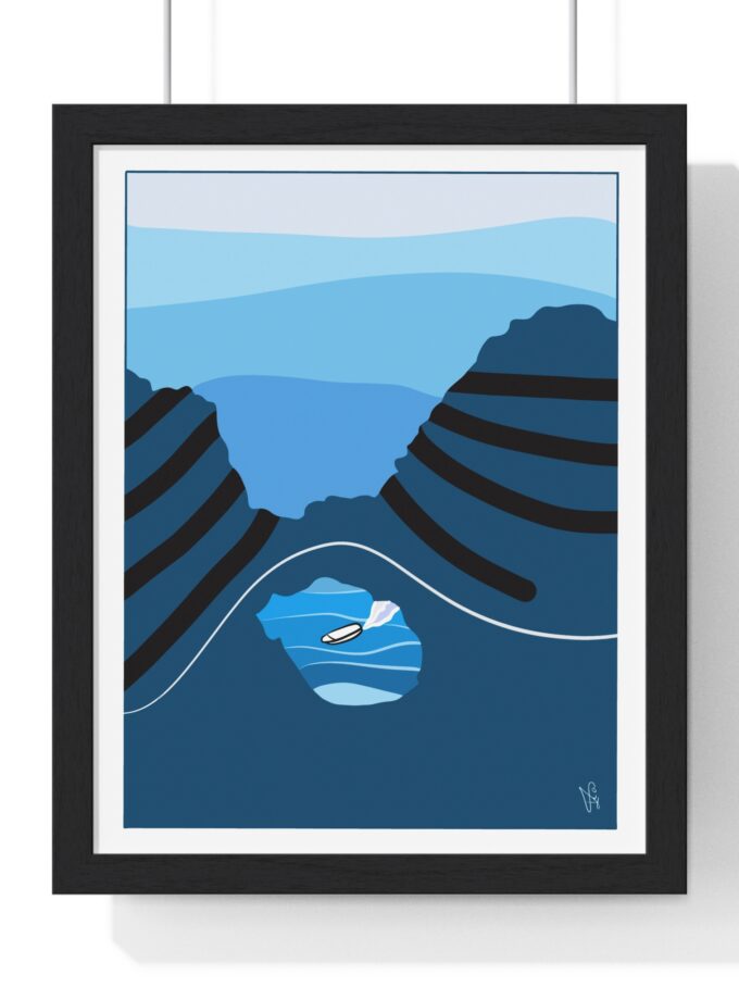 Sky Is Bright Poster, Framed