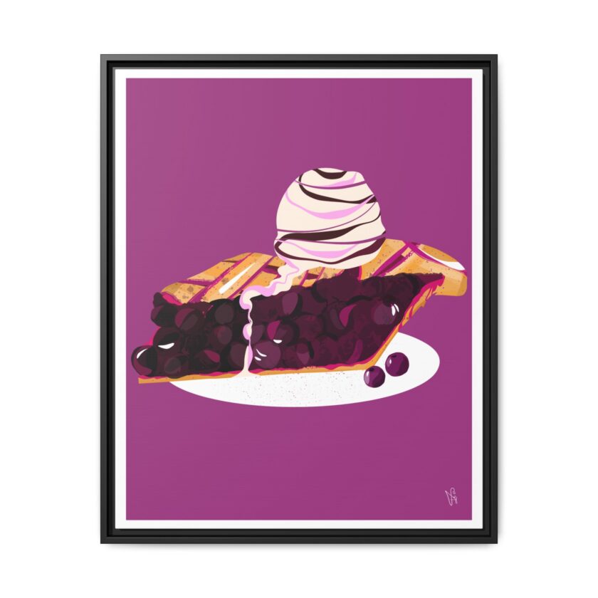 Blueberry Pie Canvas, Framed - Image 61