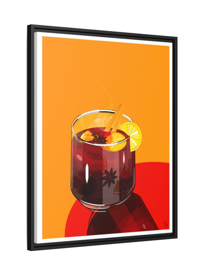 Mulled Wine Canvas, Framed