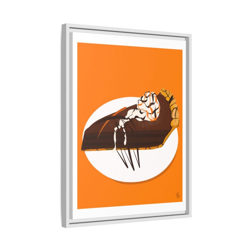 Chocolate Pie Canvas, Framed - Image 50