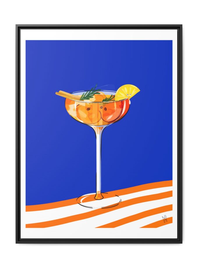 Apple Cider Canvas, Framed