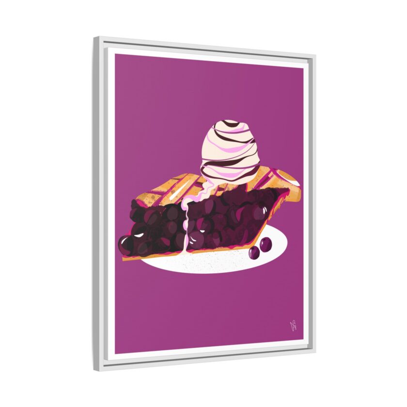 Blueberry Pie Canvas, Framed - Image 70