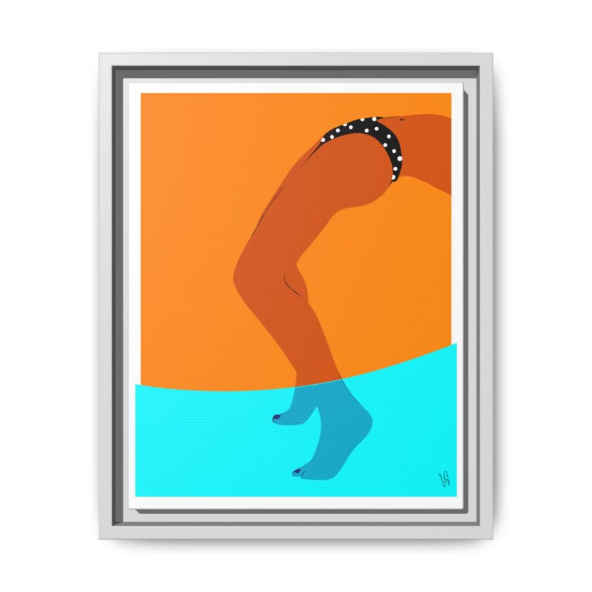 Pool Bridge Canvas, Framed - Image 25