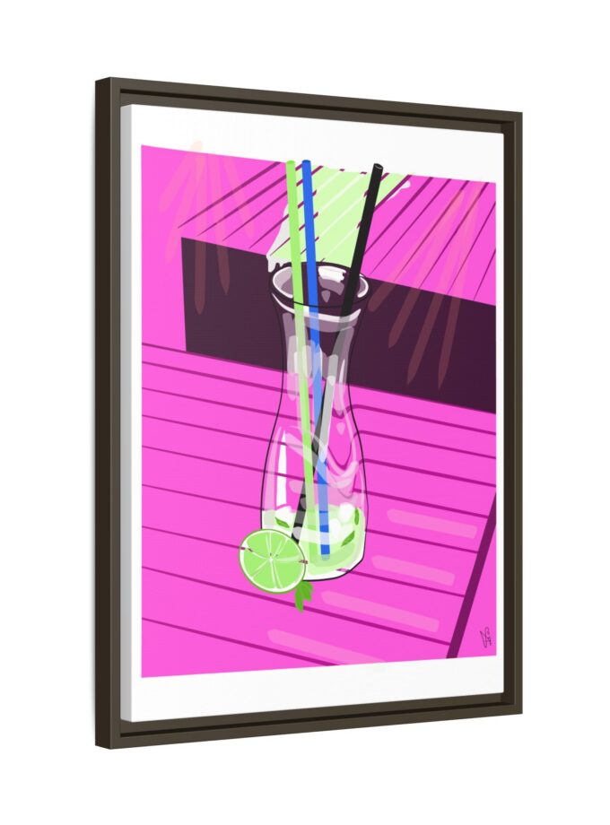 Mojito In Starigrad Canvas, Framed