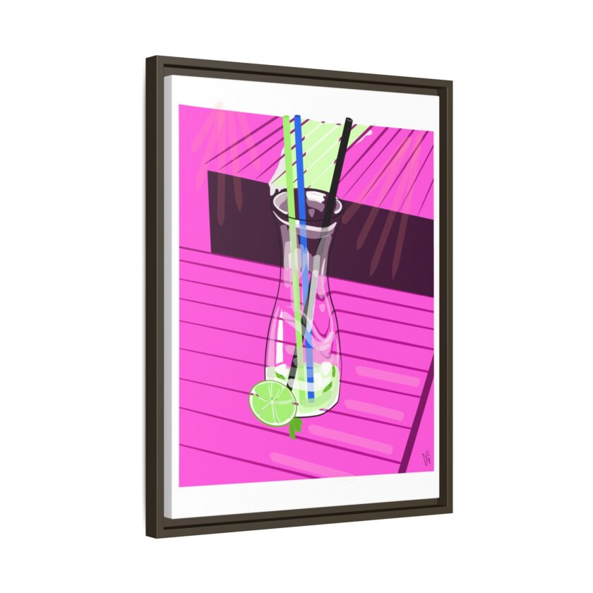 Mojito In Starigrad Canvas, Framed - Image 46