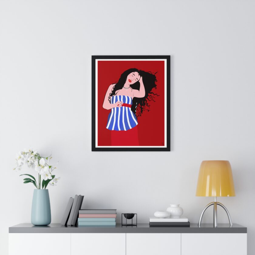 Salty Hair Poster, Framed - Image 20