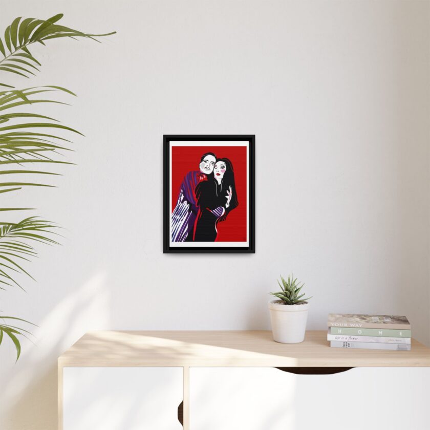 90' Bloody Halloween Canvas, Framed - Image 7