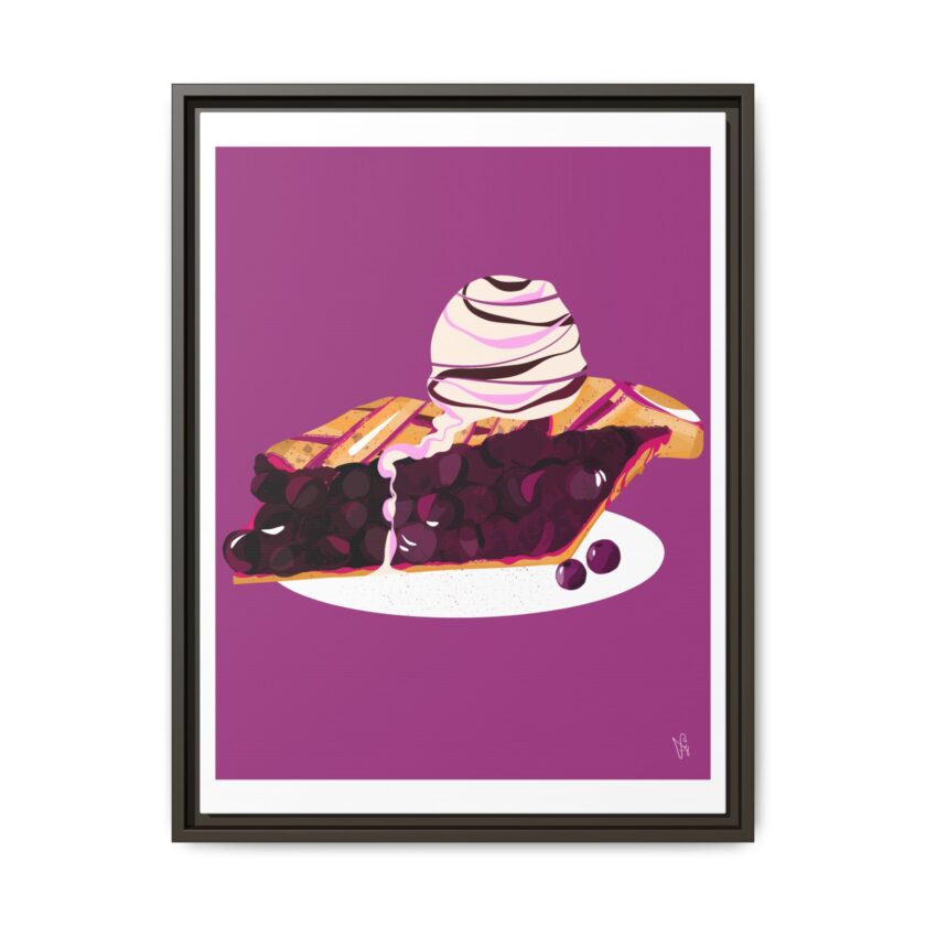 Blueberry Pie Canvas, Framed - Image 45
