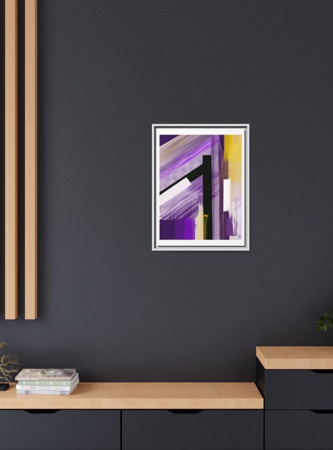 Lilac Canvas, Framed