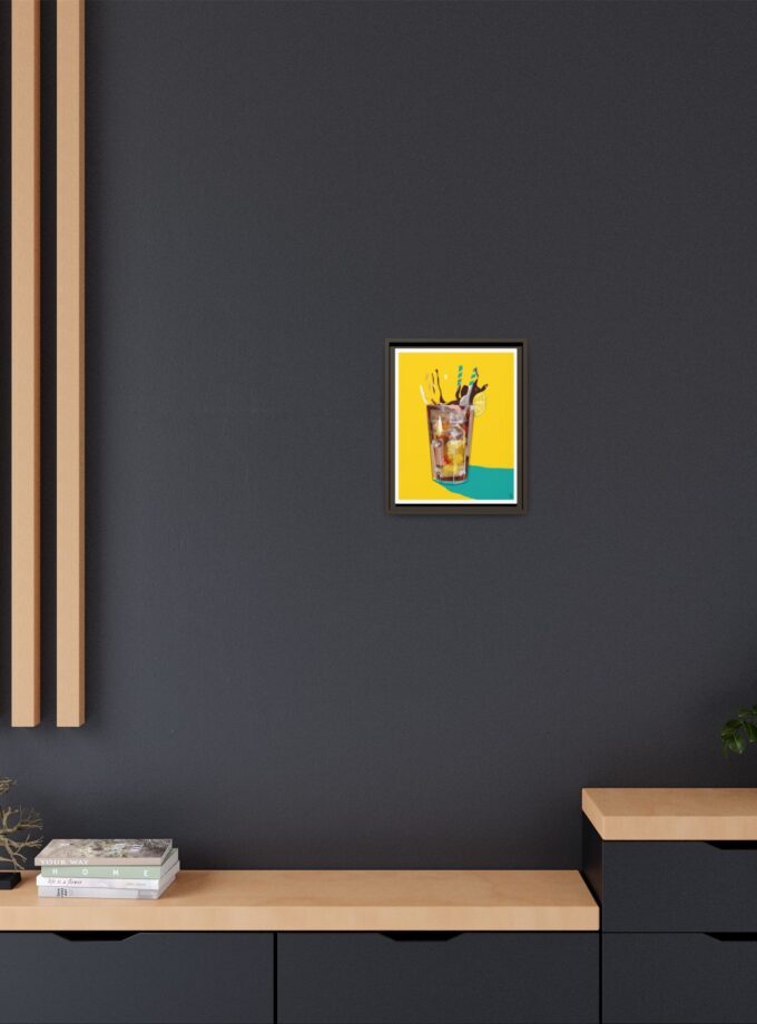 Splash Canvas, Framed