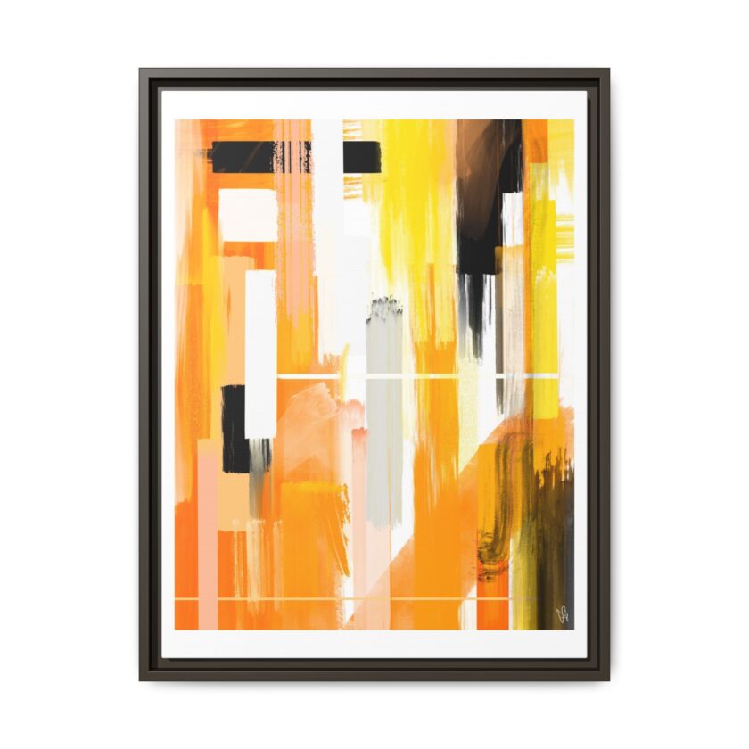 Liquid Gold Canvas, Framed - Image 45