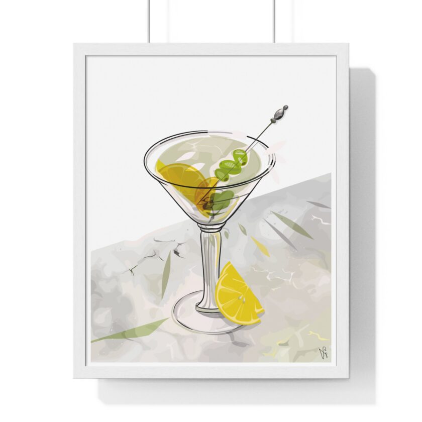 Dirty Martini Poster, Framed - Image 22