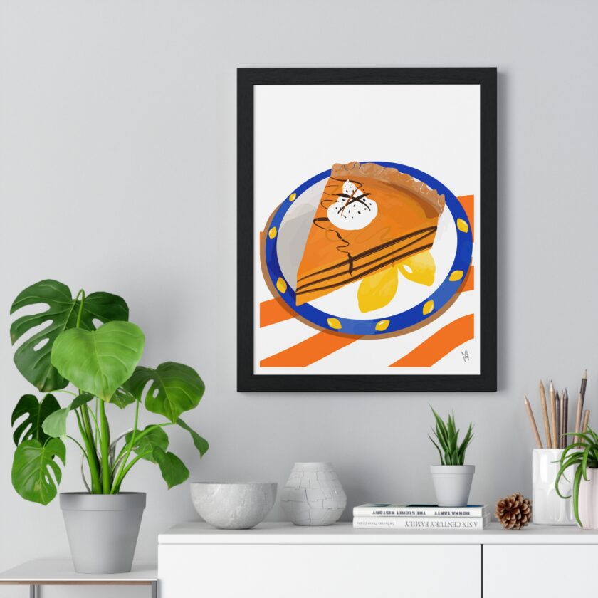 Pumpkin Pie Poster, Framed - Image 2