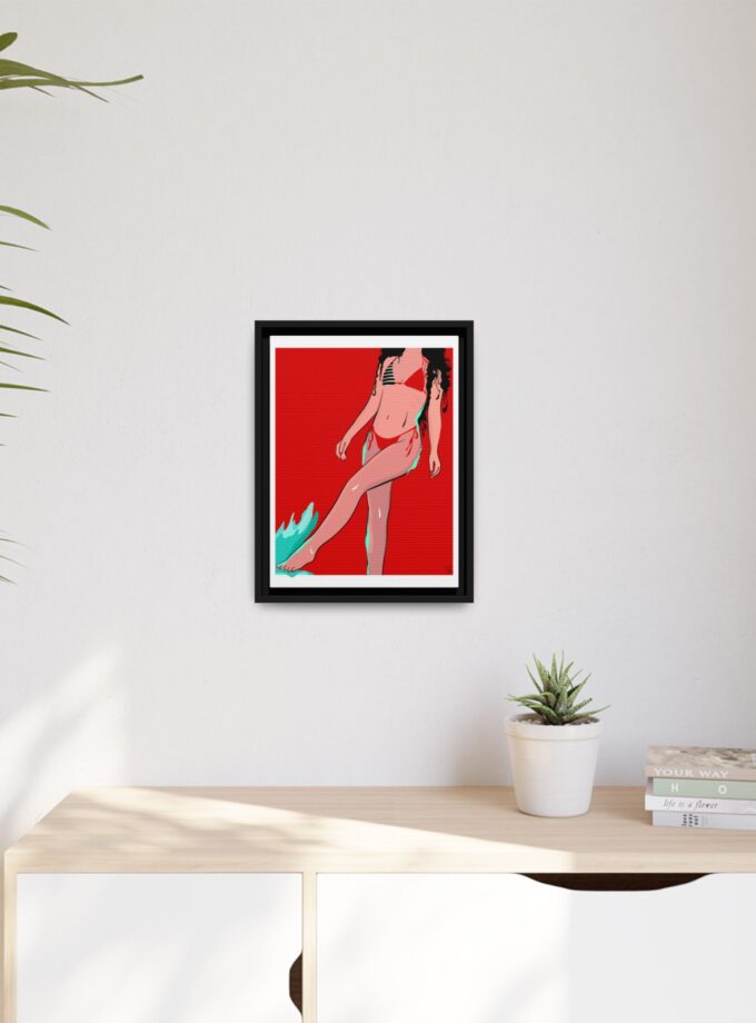 Budva Canvas, Framed