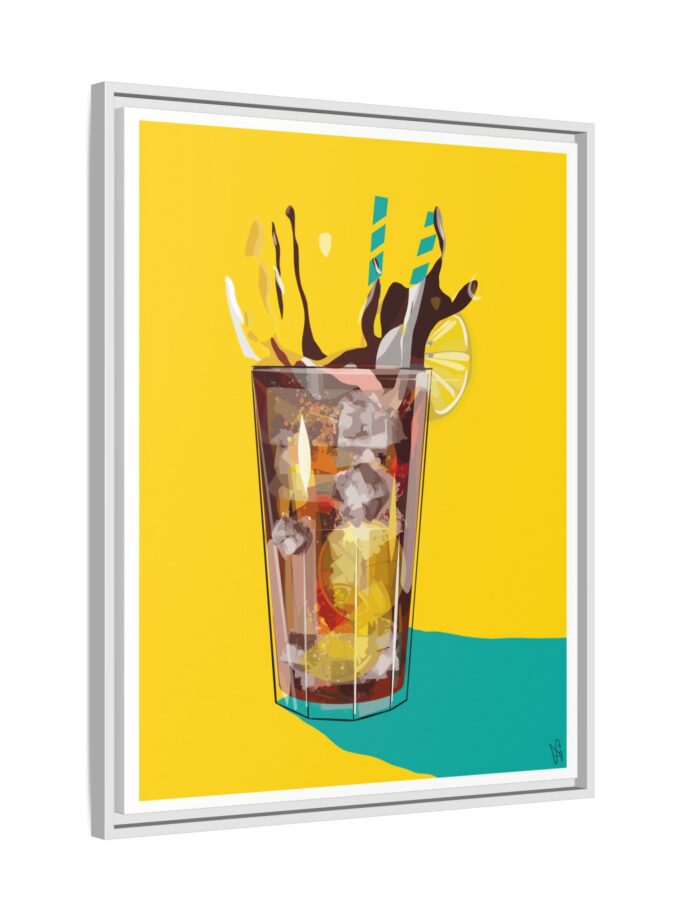 Splash Canvas, Framed