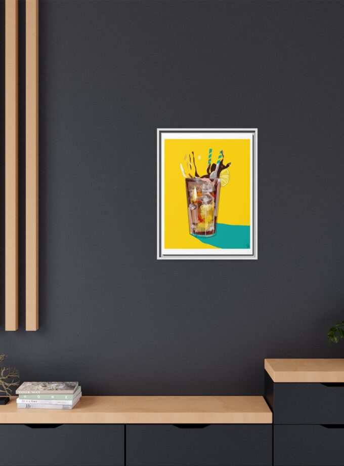 Splash Canvas, Framed