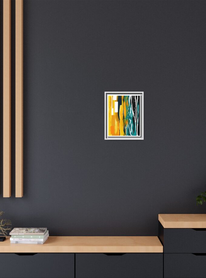 Midnight Swim Canvas, Framed