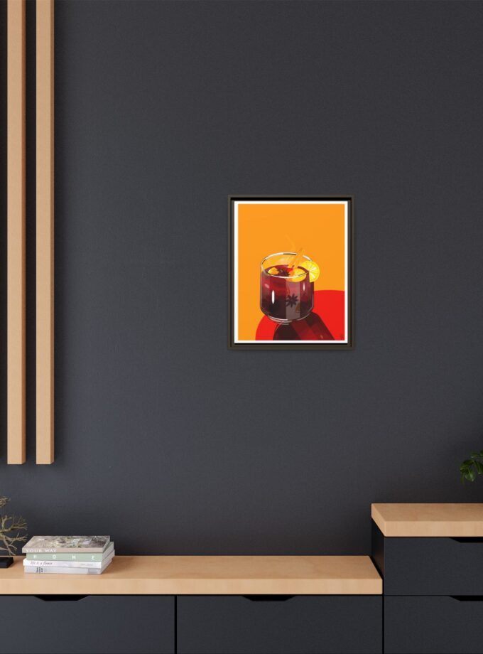 Mulled Wine Canvas, Framed