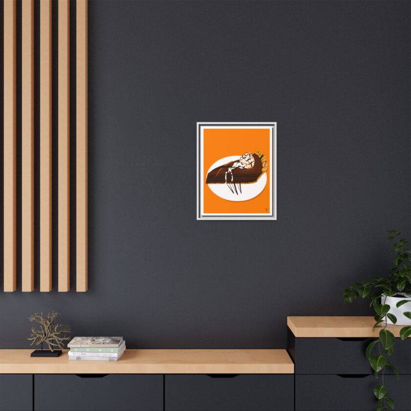 Chocolate Pie Canvas, Framed - Image 44
