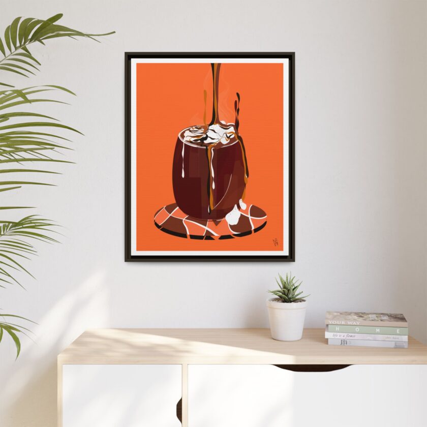 Hot Chocolate Canvas, Framed - Image 67