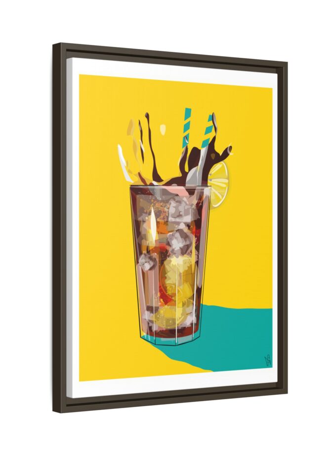 Splash Canvas, Framed