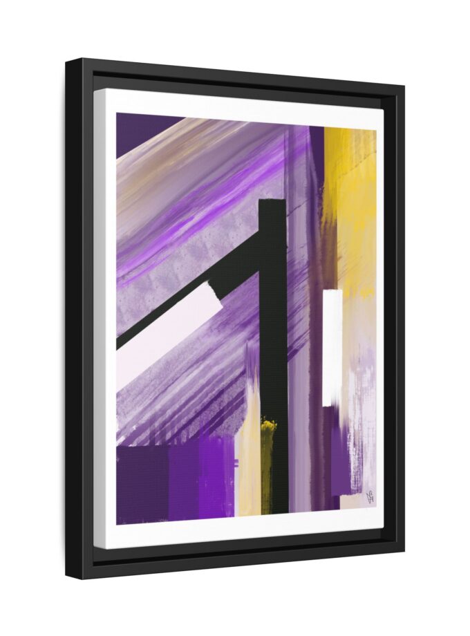 Lilac Canvas, Framed