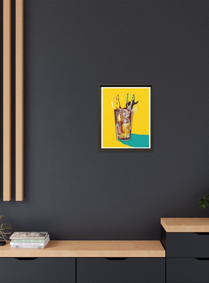 Splash Canvas, Framed