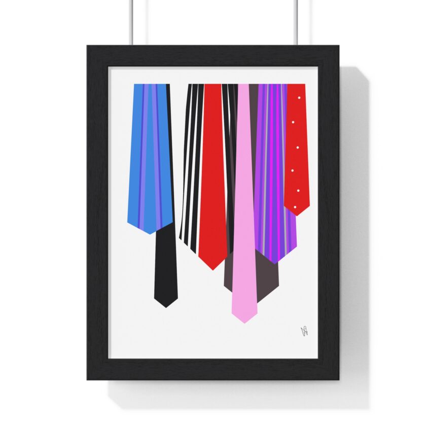 Ties Poster, Framed - Image 13