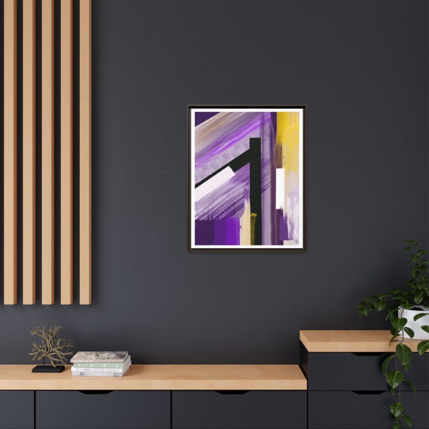 Lilac Canvas, Framed - Image 68