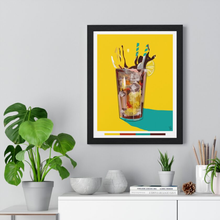 Splash Poster, Framed - Image 2