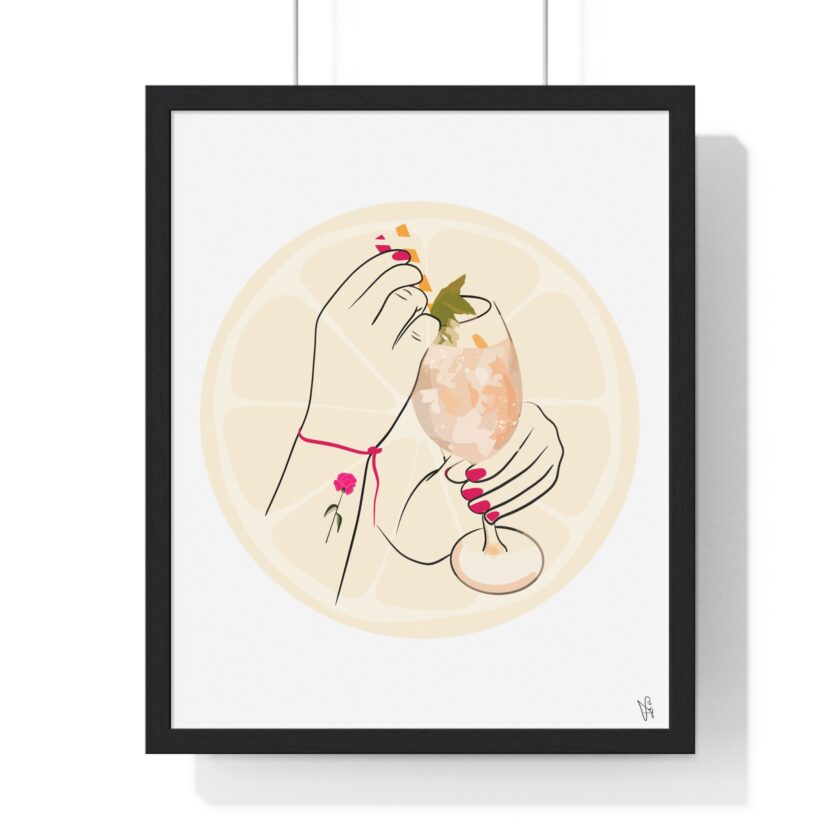 A Toast To Friendship Poster, Framed - Image 19